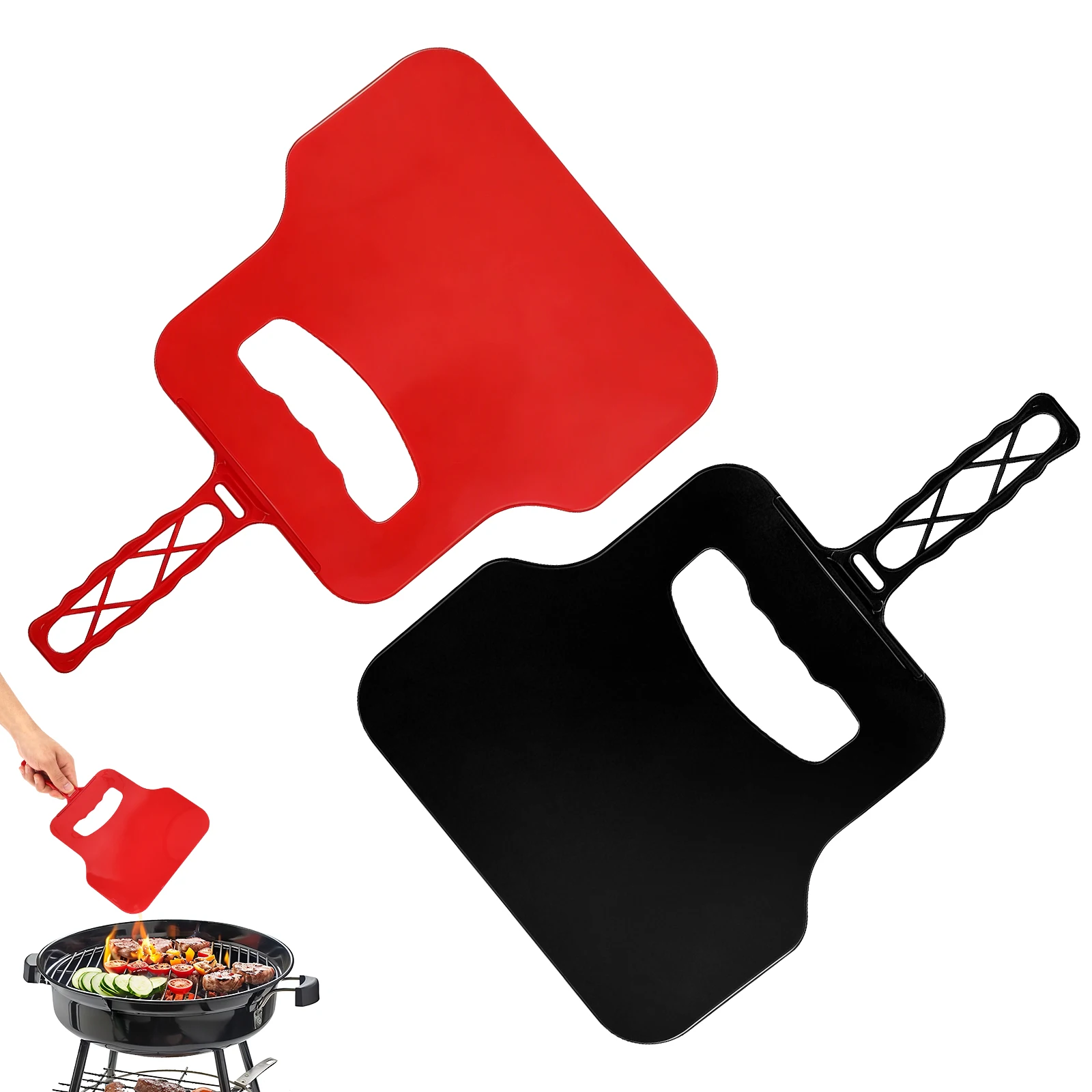 Camping Cooking Device - Manuel Rüzgar Üreticisi Plastik El Fanı