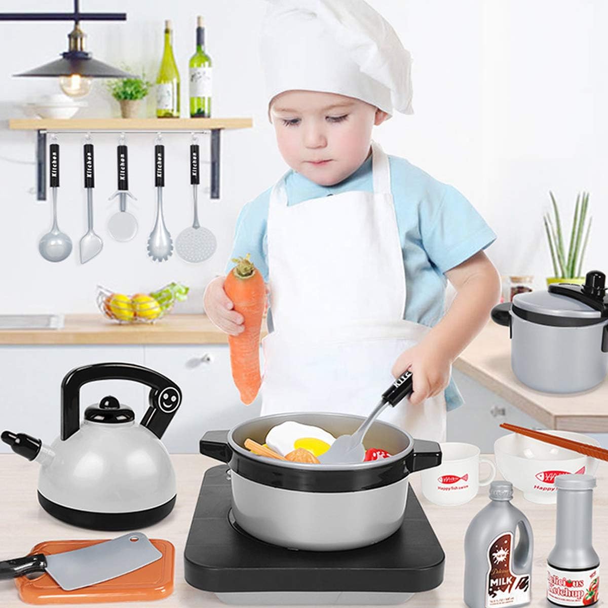 Camping Cooking With Kids - Çocuklar İçin Mutfak Oyuncak Seti, Küçük