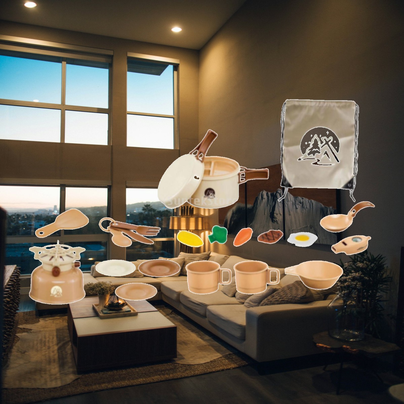 Camping Cooking With Kids - 22 Parça Çocuklar Kamp Pişirme Seti