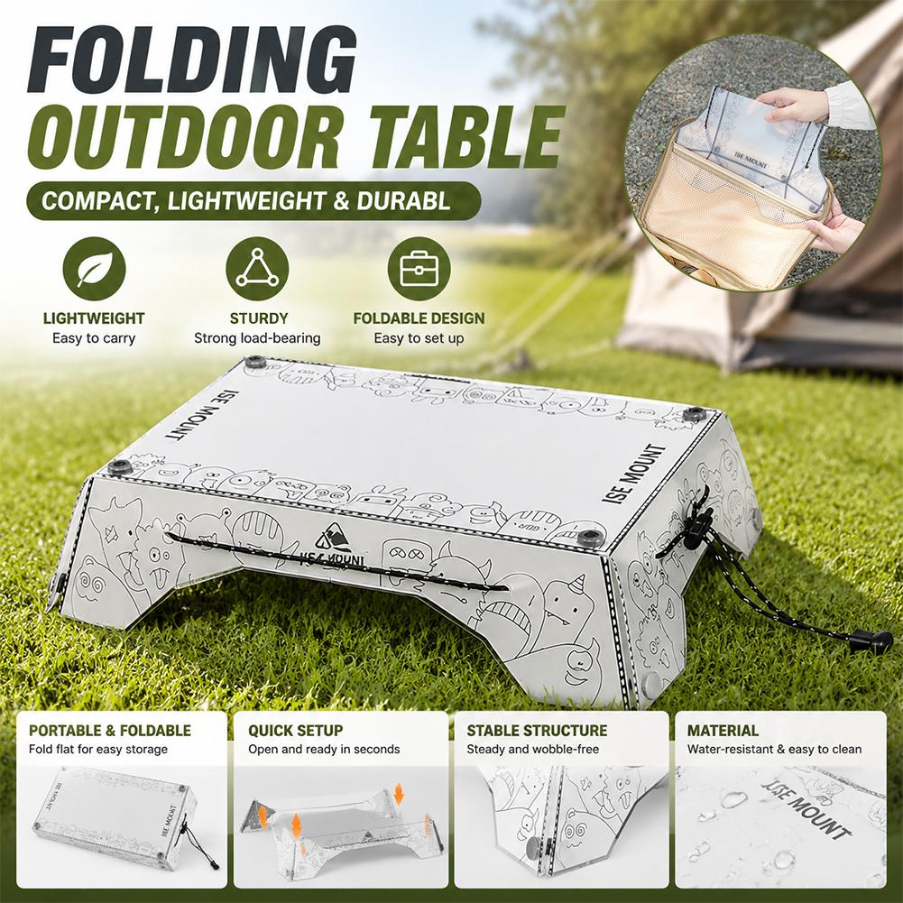 Camping Cooking Tray - Taşınabilir Çok Katlanabilir Kamp Masası PP