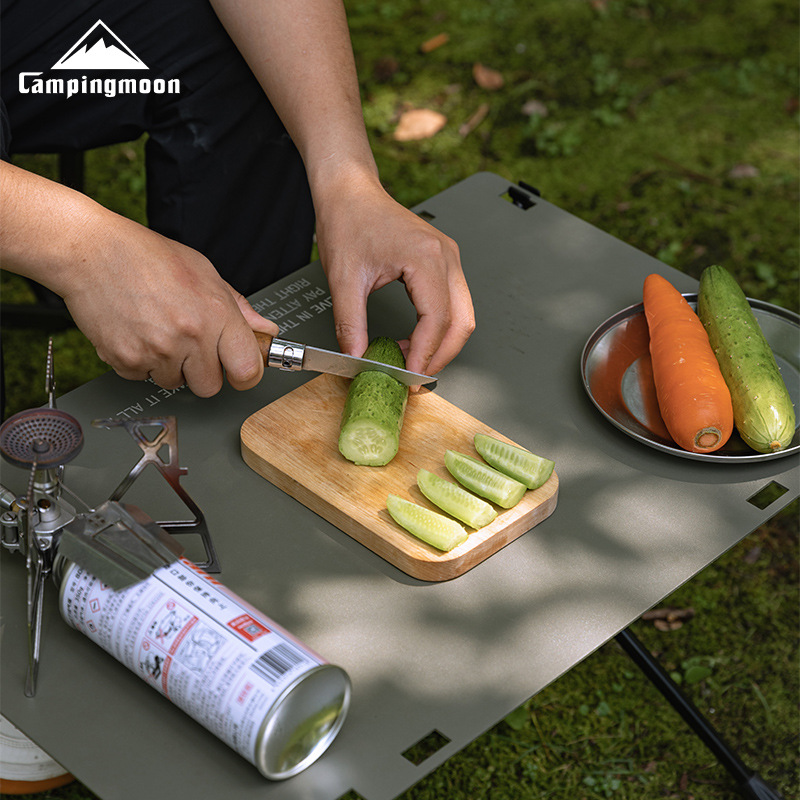 Camping Cooking Tray - CAMPINGMOON Mini meyve kamp tahta piknik