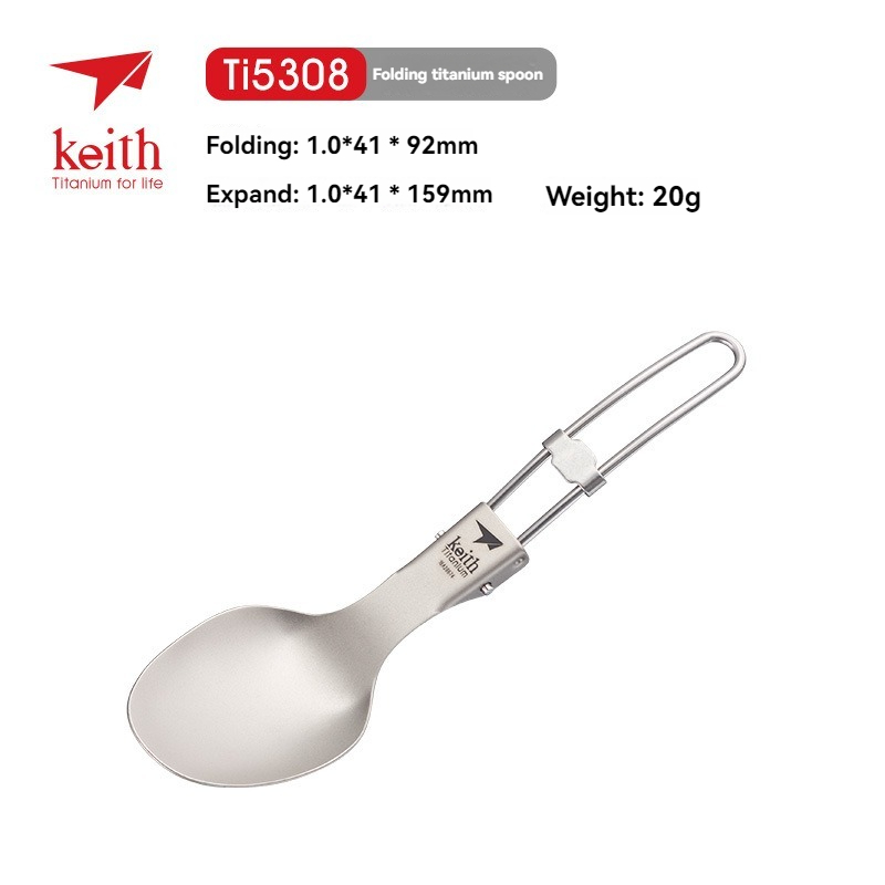 Camping Cooking Tray - Keith Titanyum Sofra Kaşık Taşınabilir Sağlıklı
