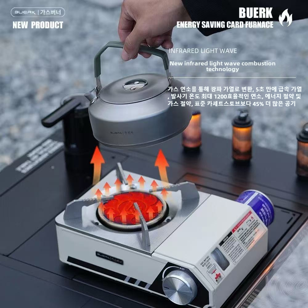 Camping Cooking Windshield - BUERK 4000W Kızılötesi Ocak Taşınabilir Yüksek