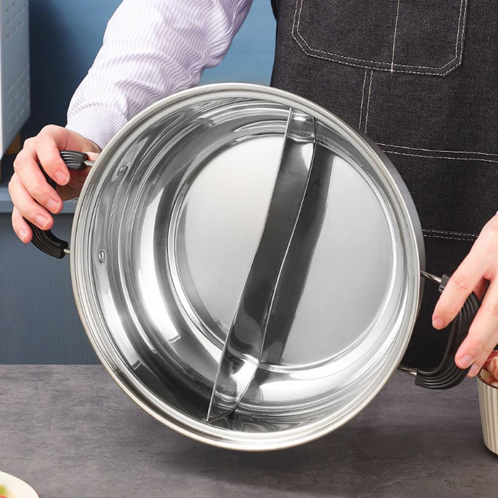 Camping Cooking Pot With Lid - Bölmeli Sıcak Tencere, Kapaklı Pişirme Tenceresi,