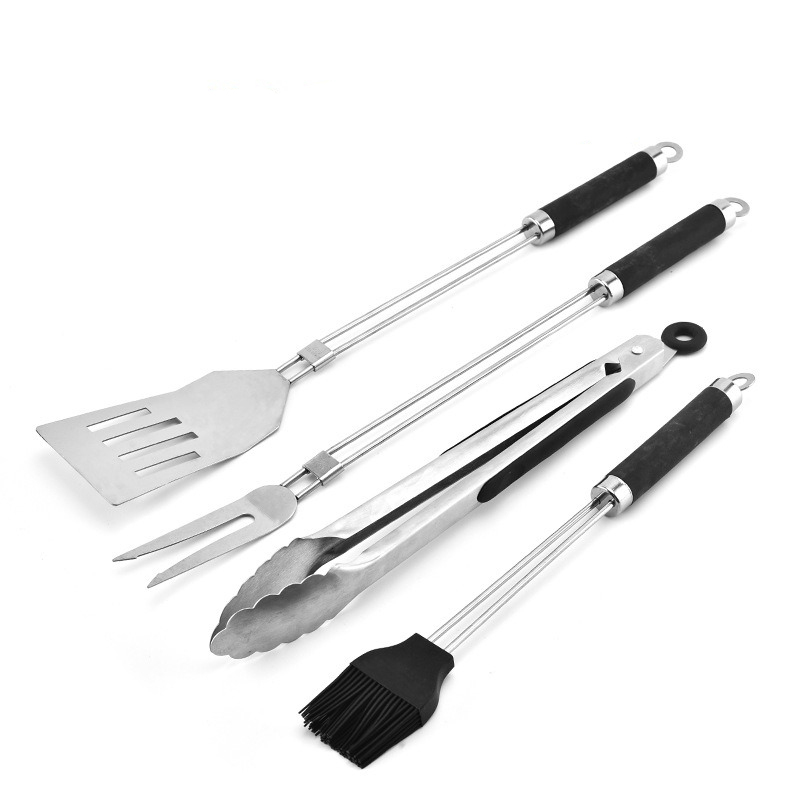 4 adet barbekü alet takımı bar - Camping Cooking Accessories Set incelemesi ve fiyatı