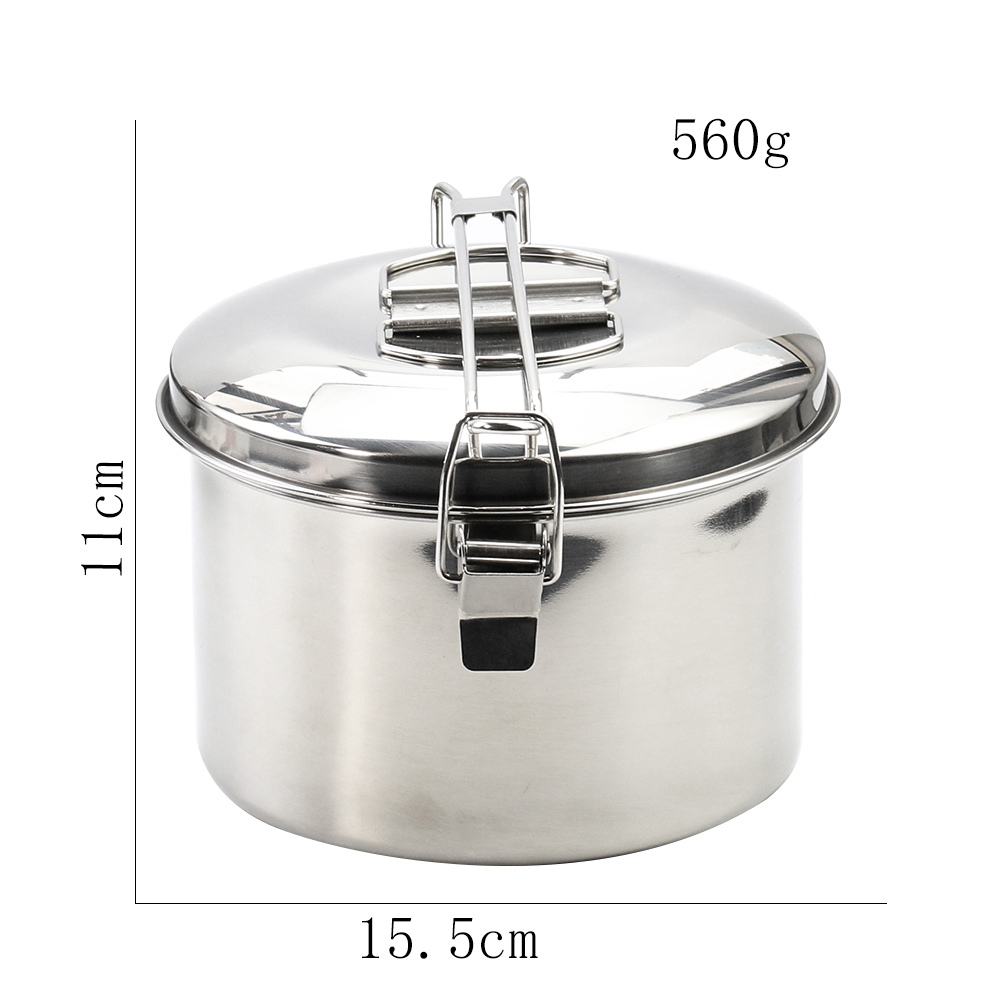 Paslanmaz Çelik Kamp Asılı Ten - Camping Cooking Pot With Lid incelemesi ve fiyatı