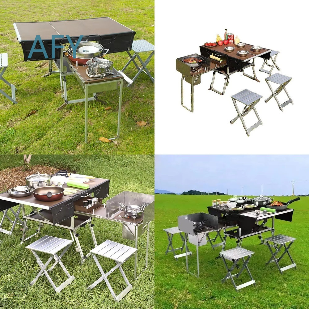 Taşınabilir Katlanabilir Yiyec - Camping Cooking Dining Set incelemesi ve fiyatı