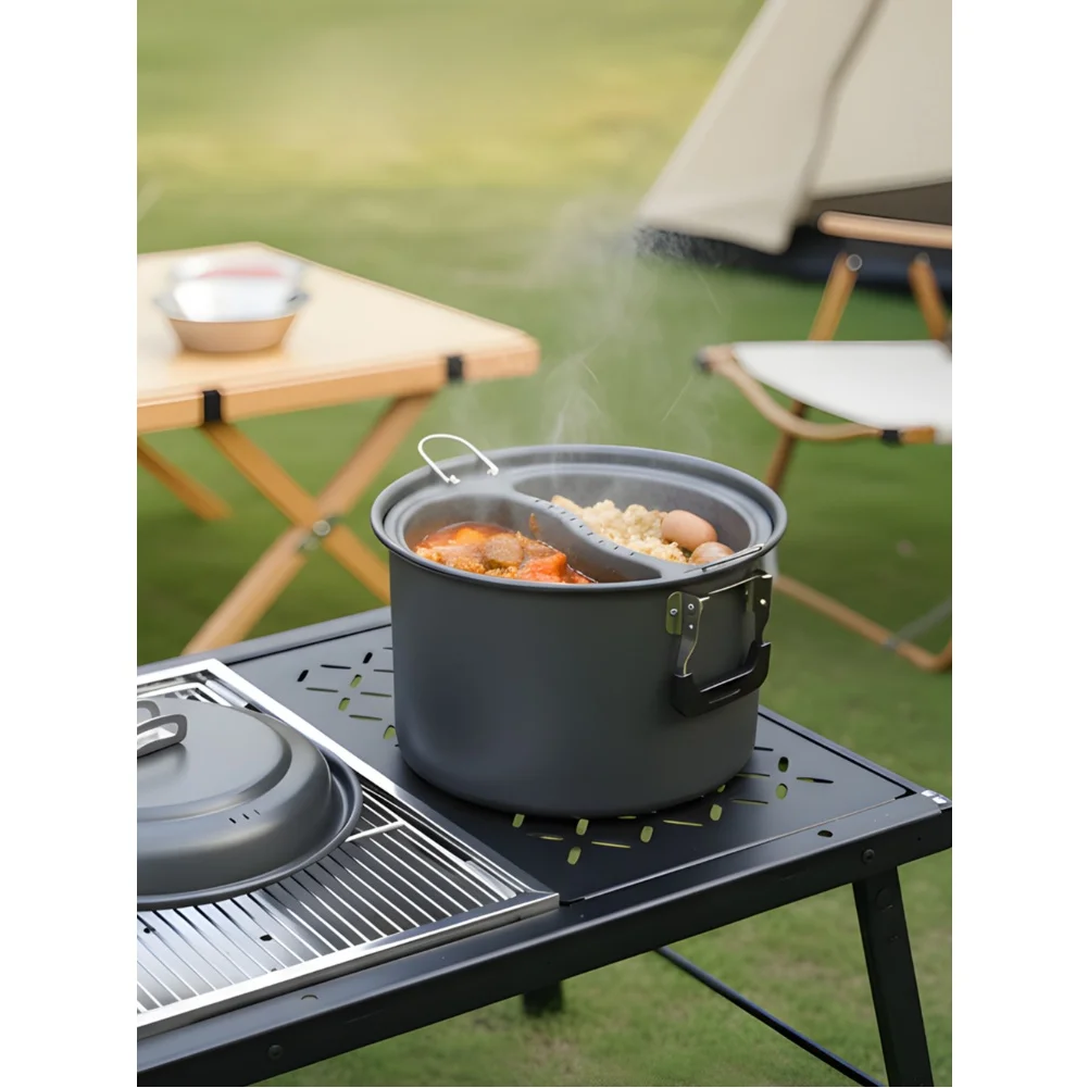 1 takım 6L açık çift amaçlı te - Camping Cooking Accessories Set incelemesi ve fiyatı