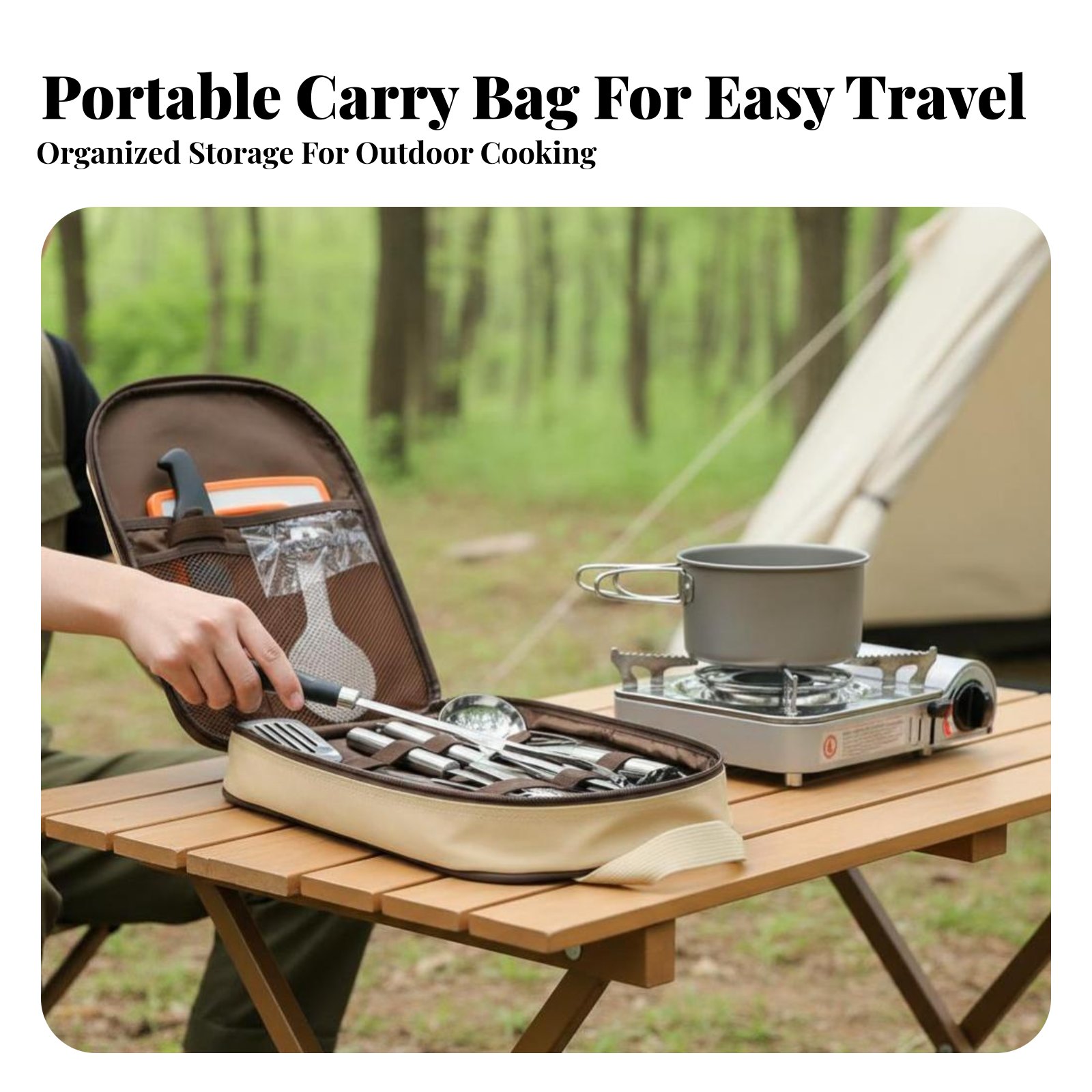 Açık Hava Taşınabilir Pişirme  - Camping Cooking Dining Set incelemesi ve fiyatı