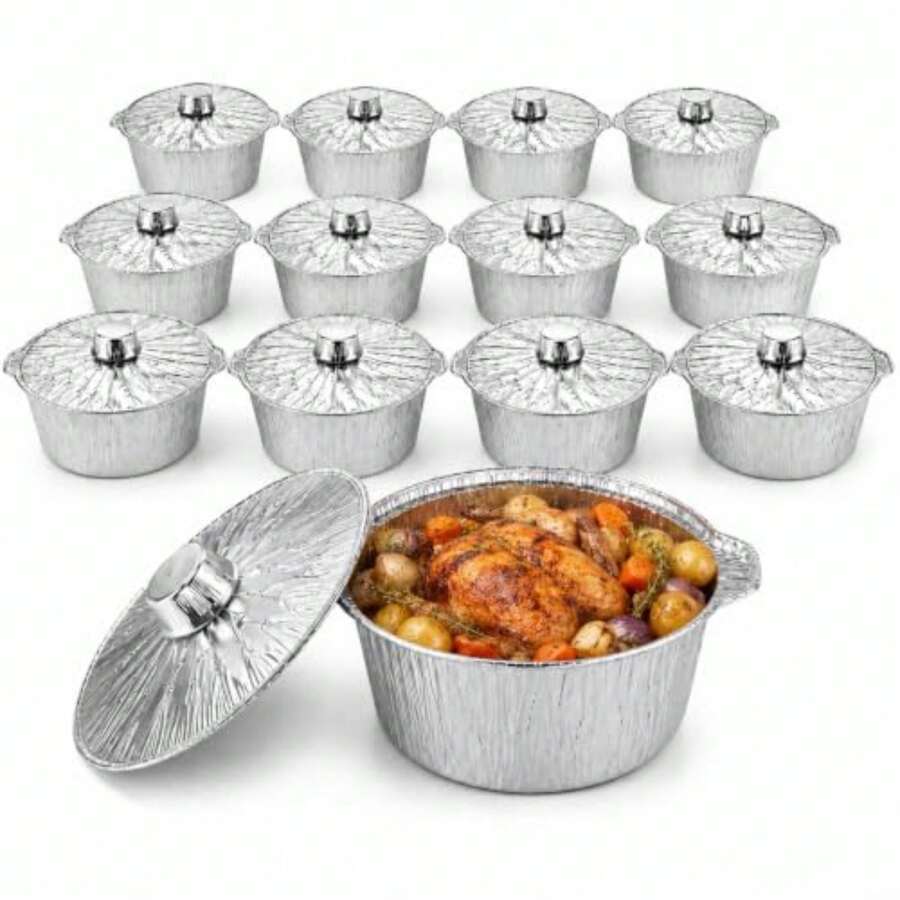 12'li Paket Tek Kullanımlık Ka - Camping Cooking Pot With Lid incelemesi ve fiyatı