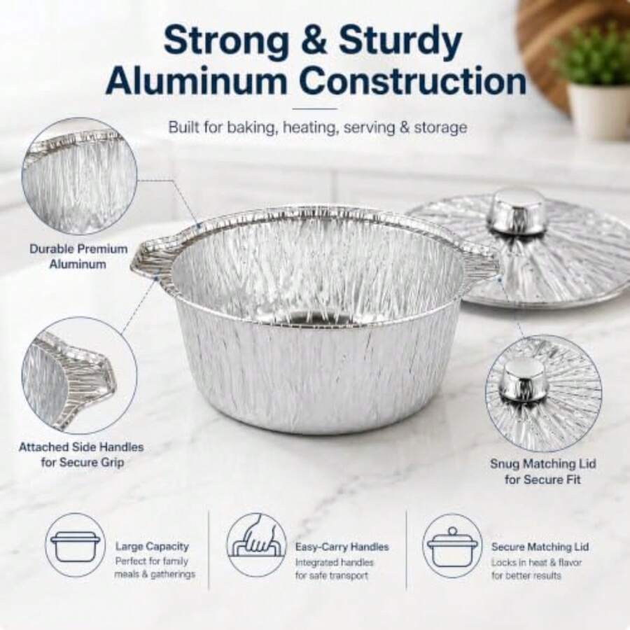 12'li Paket Tek Kullanımlık Ka - Camping Cooking Pot With Lid incelemesi ve fiyatı