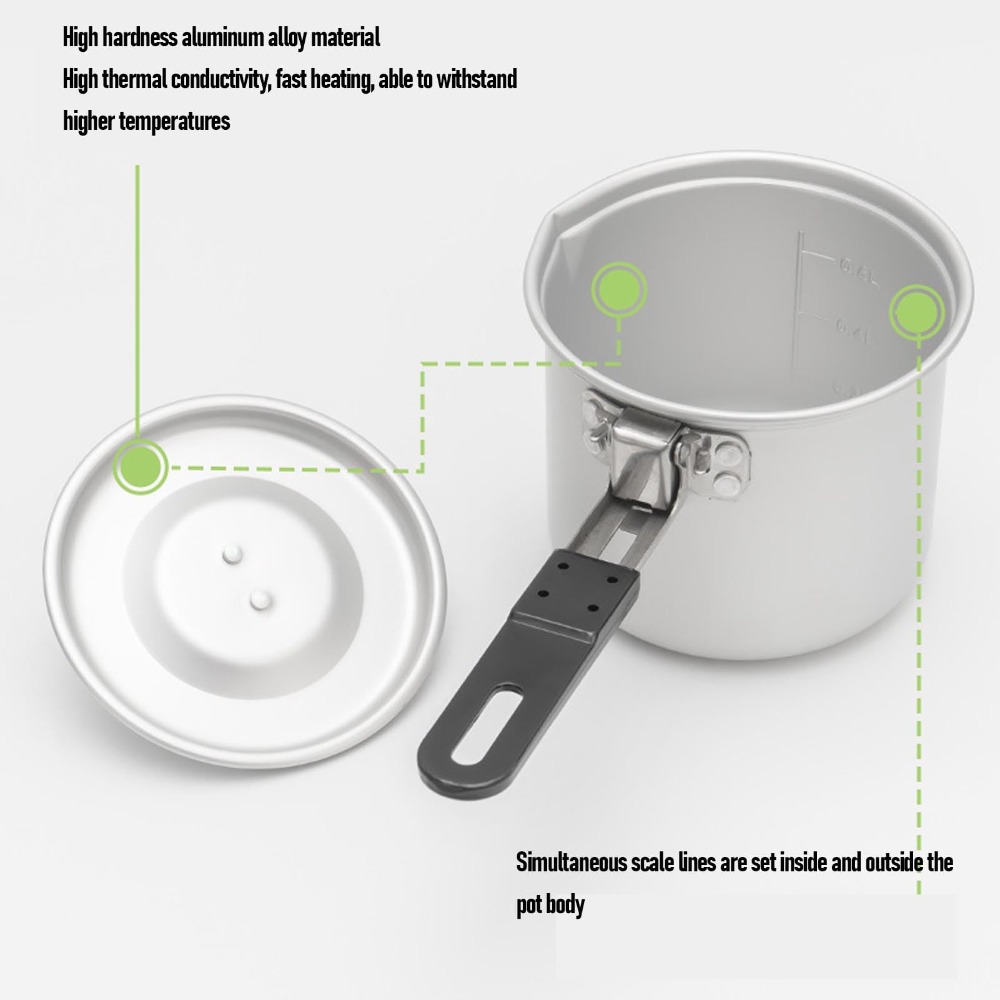 Kamp Pişirme Tenceresi, 770ml  - Camping Cooking Pot With Lid incelemesi ve fiyatı