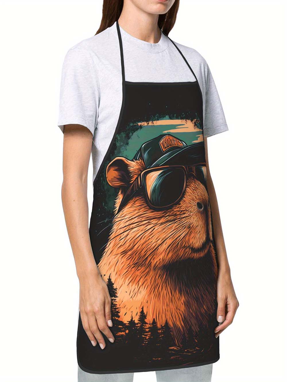 1 adet serin Capybara ızgara ö - Camping Cooking In Forest incelemesi ve fiyatı