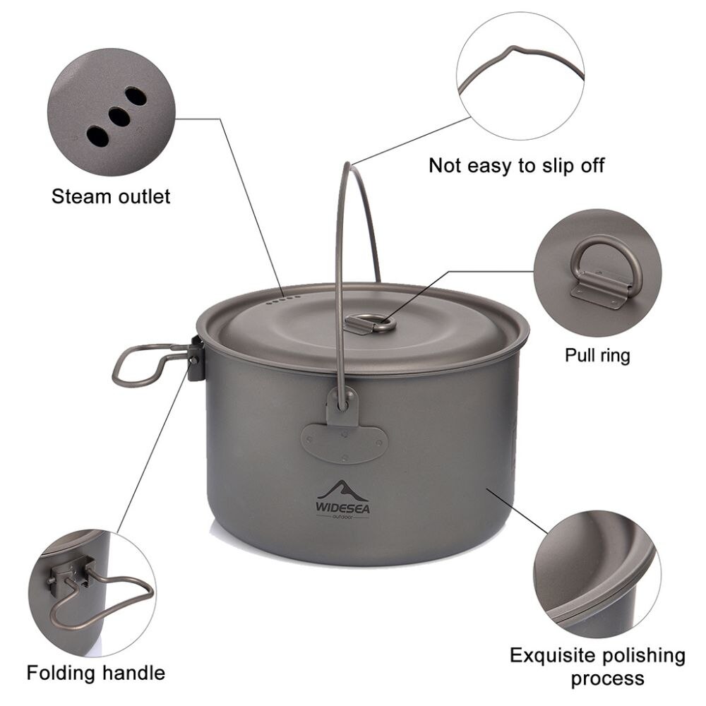 Widesea kamp sofra titanyum te - Camping Cooking Accessories Set incelemesi ve fiyatı