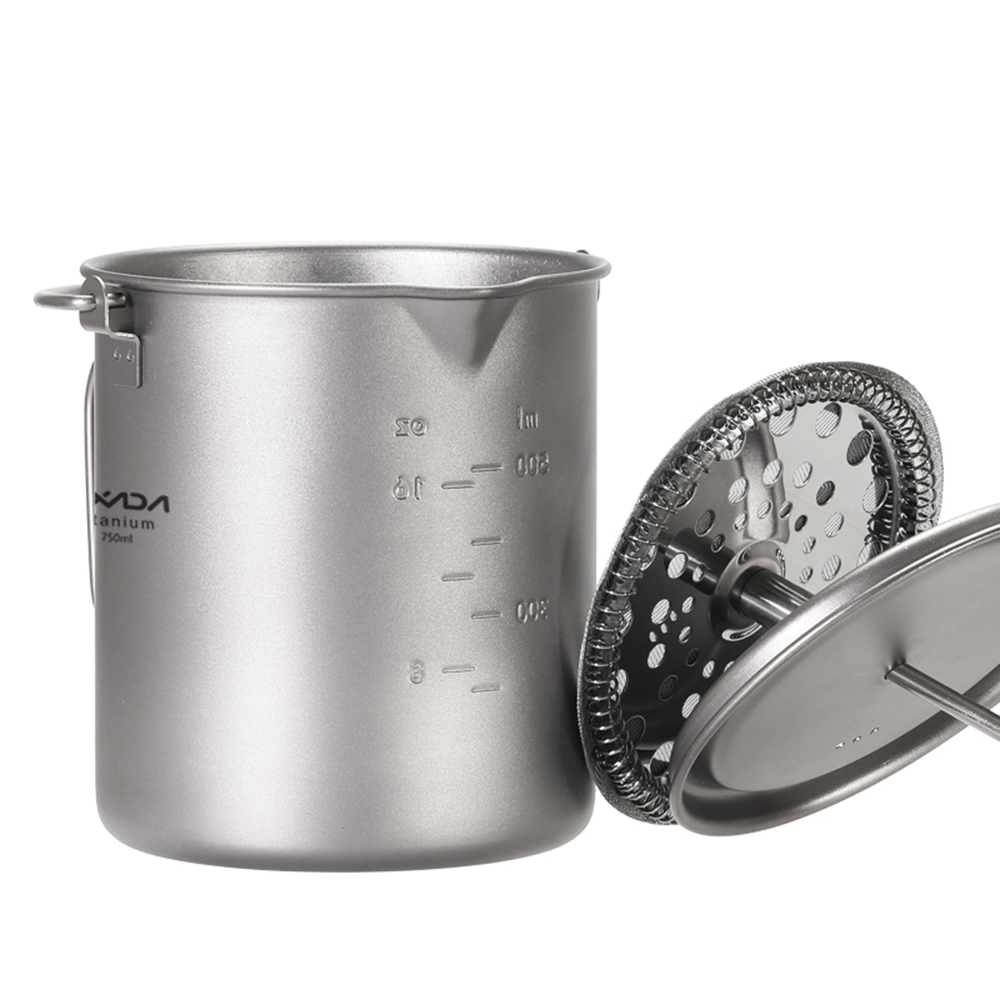 Lixada 750ml Titanyum Kahve Ku - Camping Cooking Pot With Lid incelemesi ve fiyatı