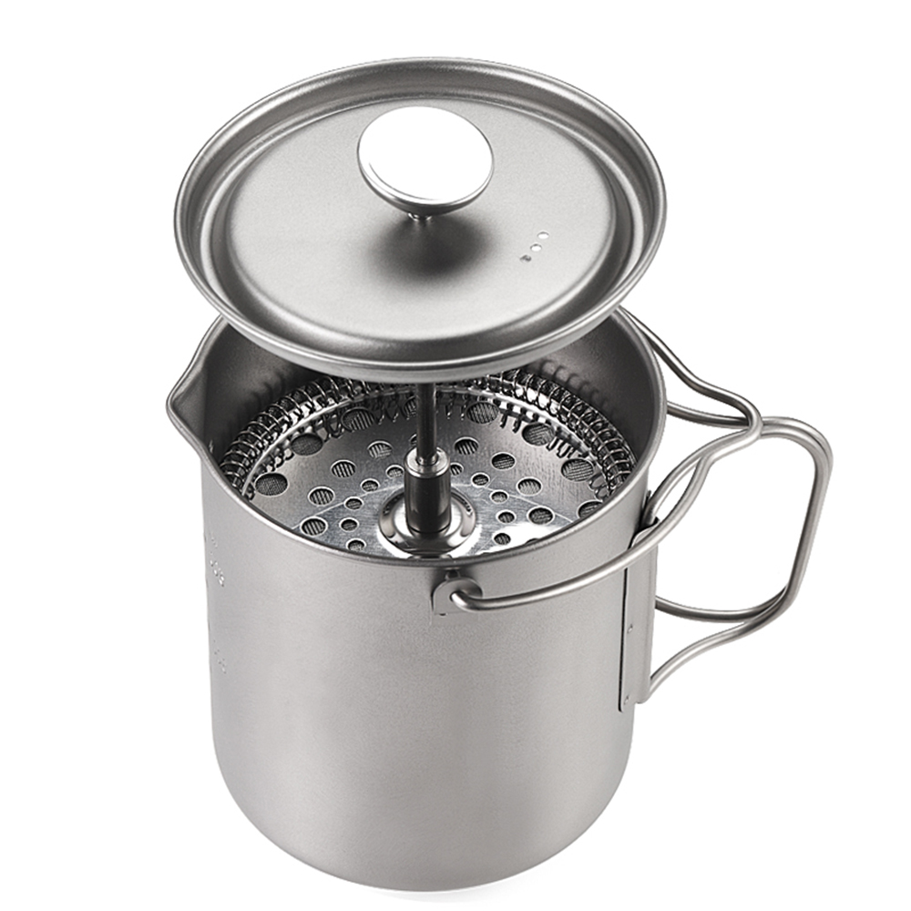 Lixada 750ml Titanyum Kahve Ku - Camping Cooking Pot With Lid incelemesi ve fiyatı