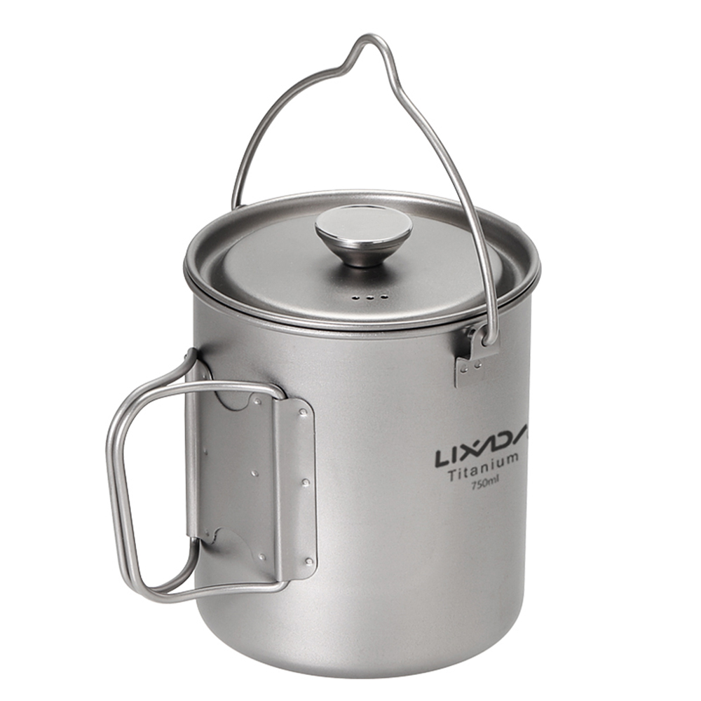 Lixada 750ml Titanyum Kahve Ku - Camping Cooking Pot With Lid incelemesi ve fiyatı
