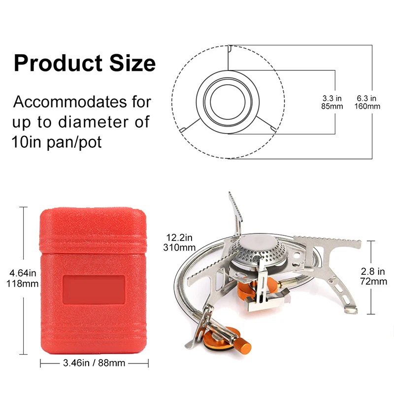 Kamp gaz sobası Taşınabilir Ka - Camping Cooking Windshield incelemesi ve fiyatı