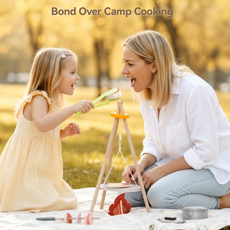 Ahşap Çocuk Kamp Mangal Oyunca - Camping Cooking With Kids incelemesi ve fiyatı