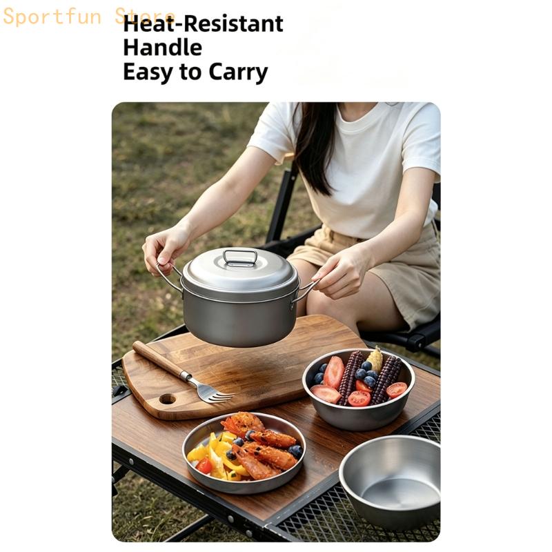 Tencere Kapaklı ve Tepsili Kam - Camping Cooking Dining Set incelemesi ve fiyatı