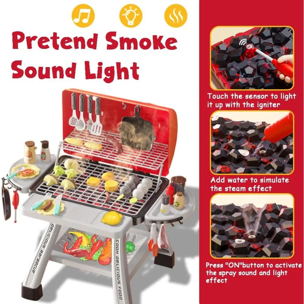 Barbekü ızgara oyuncak seti ço - Camping Cooking With Kids incelemesi ve fiyatı