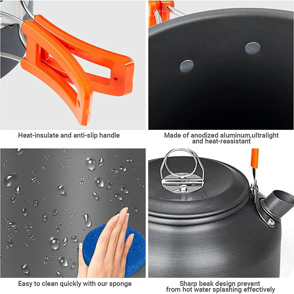 1 adet/1 takım Kamp Tencere Se - Camping Cooking Accessories Set incelemesi ve fiyatı