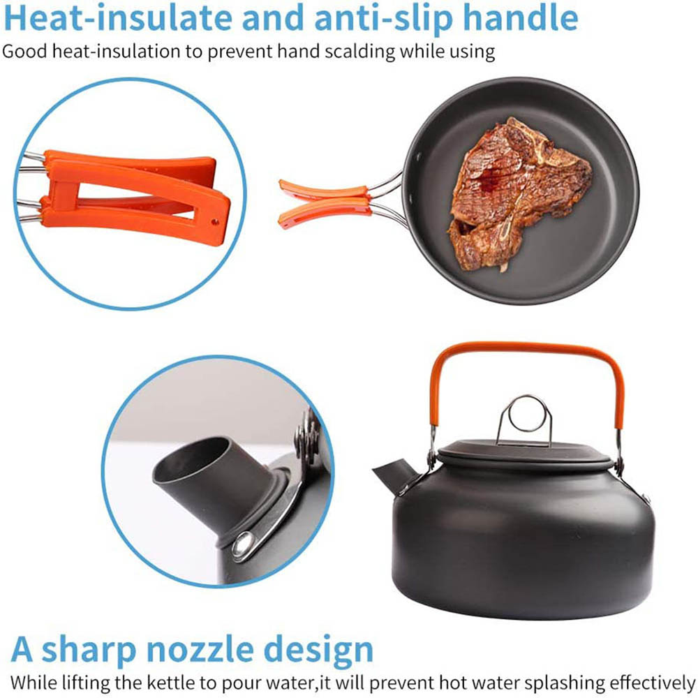 1 adet/1 takım Kamp Tencere Se - Camping Cooking Accessories Set incelemesi ve fiyatı