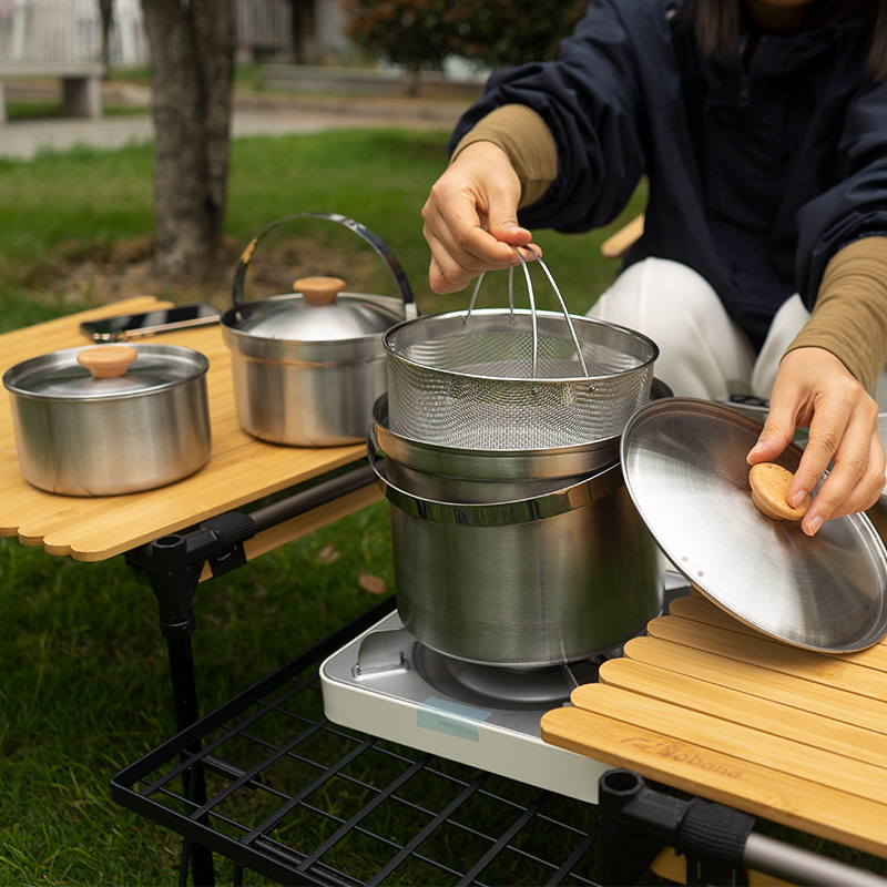 NOBANA Yeni Açık Paslanmaz Çel - Camping Cooking Accessories Set incelemesi ve fiyatı