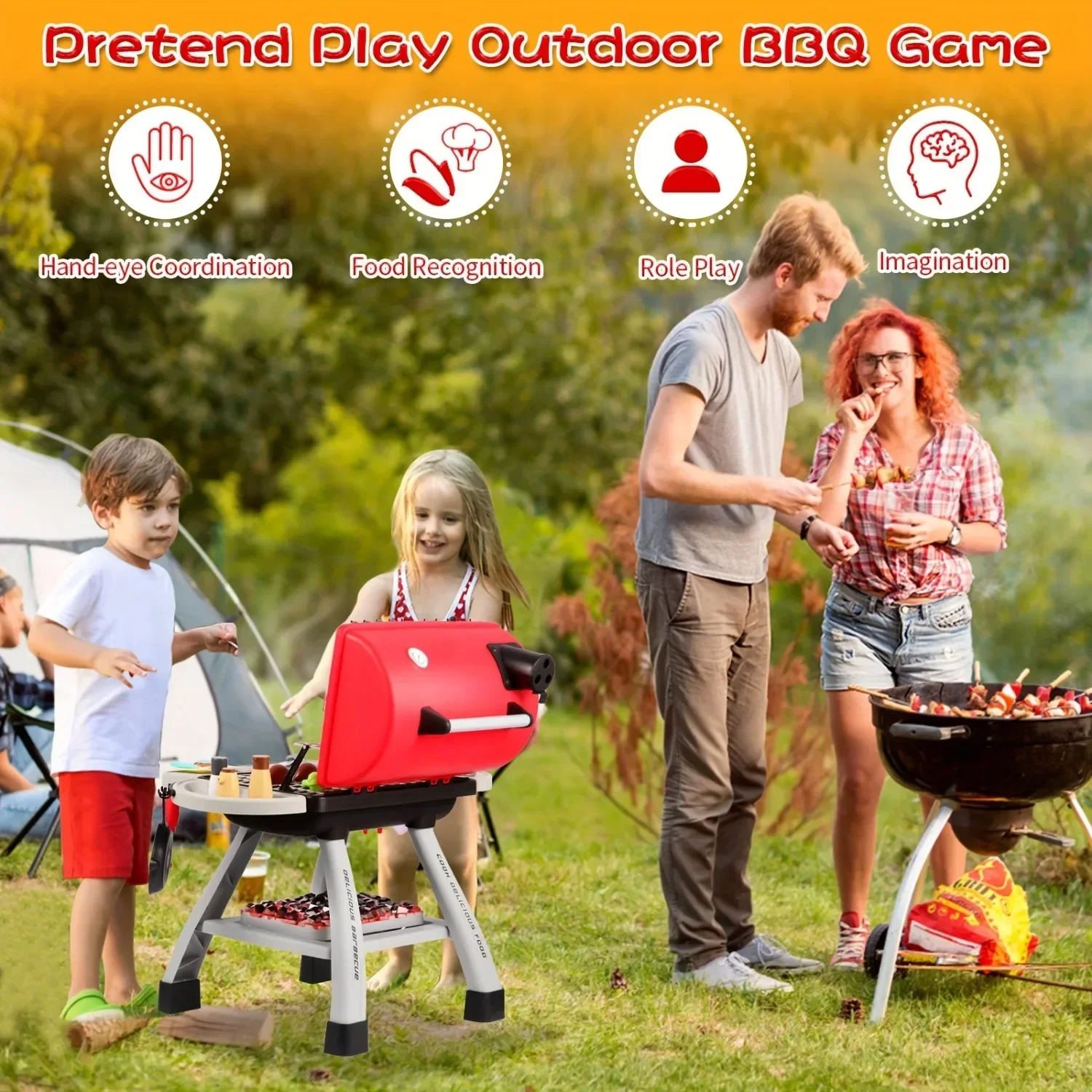 Barbekü ızgara oyuncak seti ço - Camping Cooking With Kids incelemesi ve fiyatı