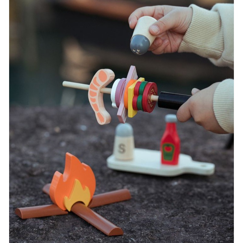 Ahşap Kamp Oyun Seti Çocuklar  - Camping Cooking With Kids incelemesi ve fiyatı