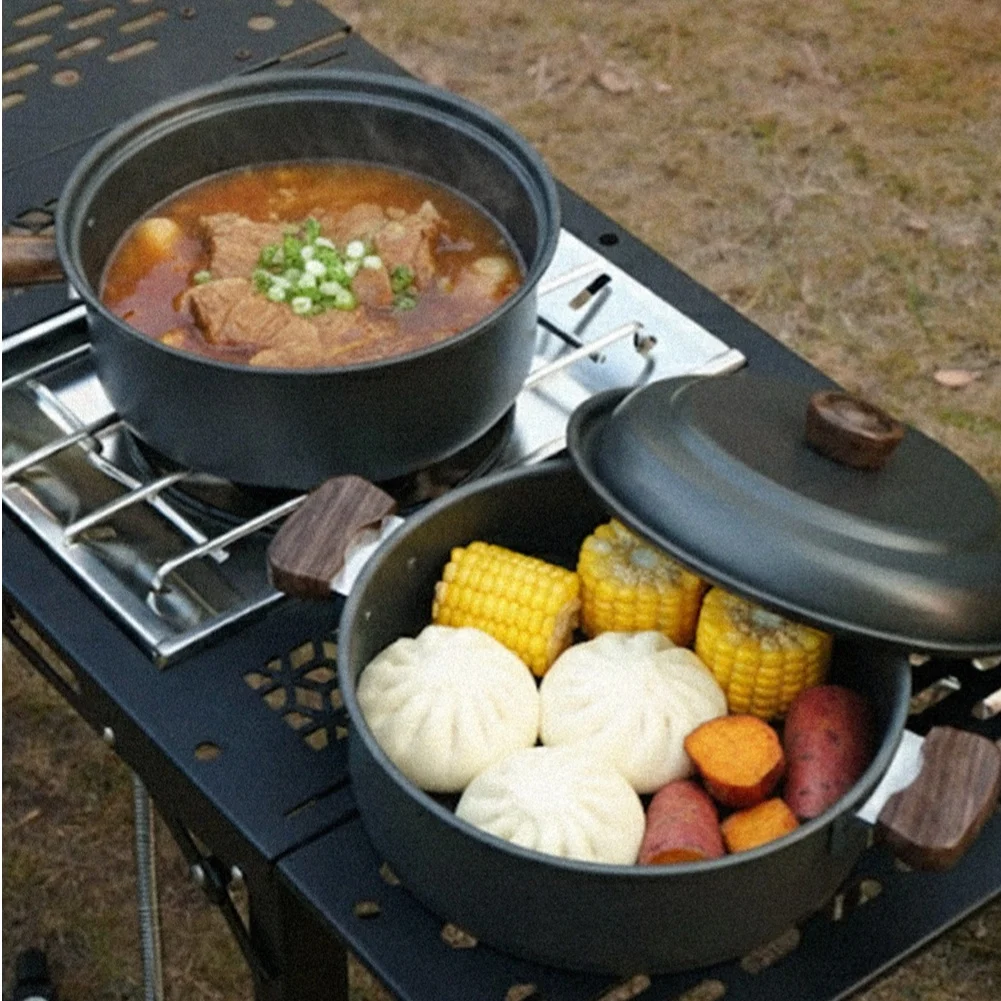 3L Kamp Pişirme Tencere Seti A - Camping Cooking Pot With Lid incelemesi ve fiyatı