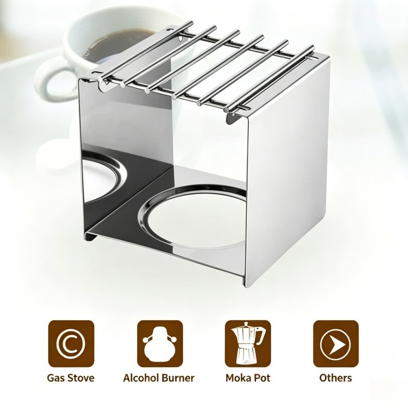 Paslanmaz Çelik Kare Kahve Oca - Camping Cooking Device incelemesi ve fiyatı