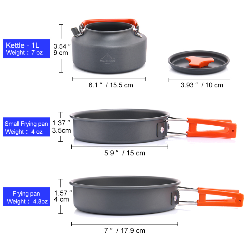 Widesea kamp açık TENCERE SETİ - Camping Cooking Accessories Set incelemesi ve fiyatı