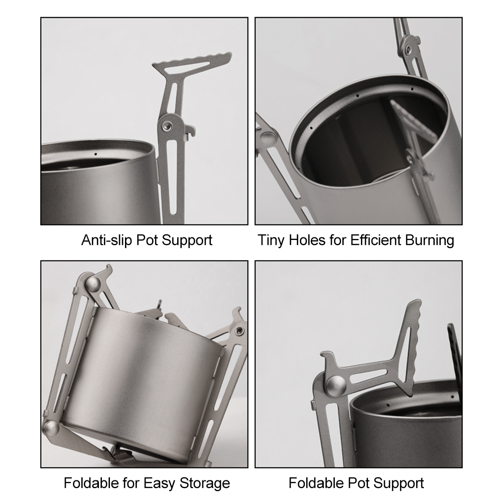 TOMSHOO Ti Alkol Sobası ve Kap - Camping Cooking Pot With Lid incelemesi ve fiyatı