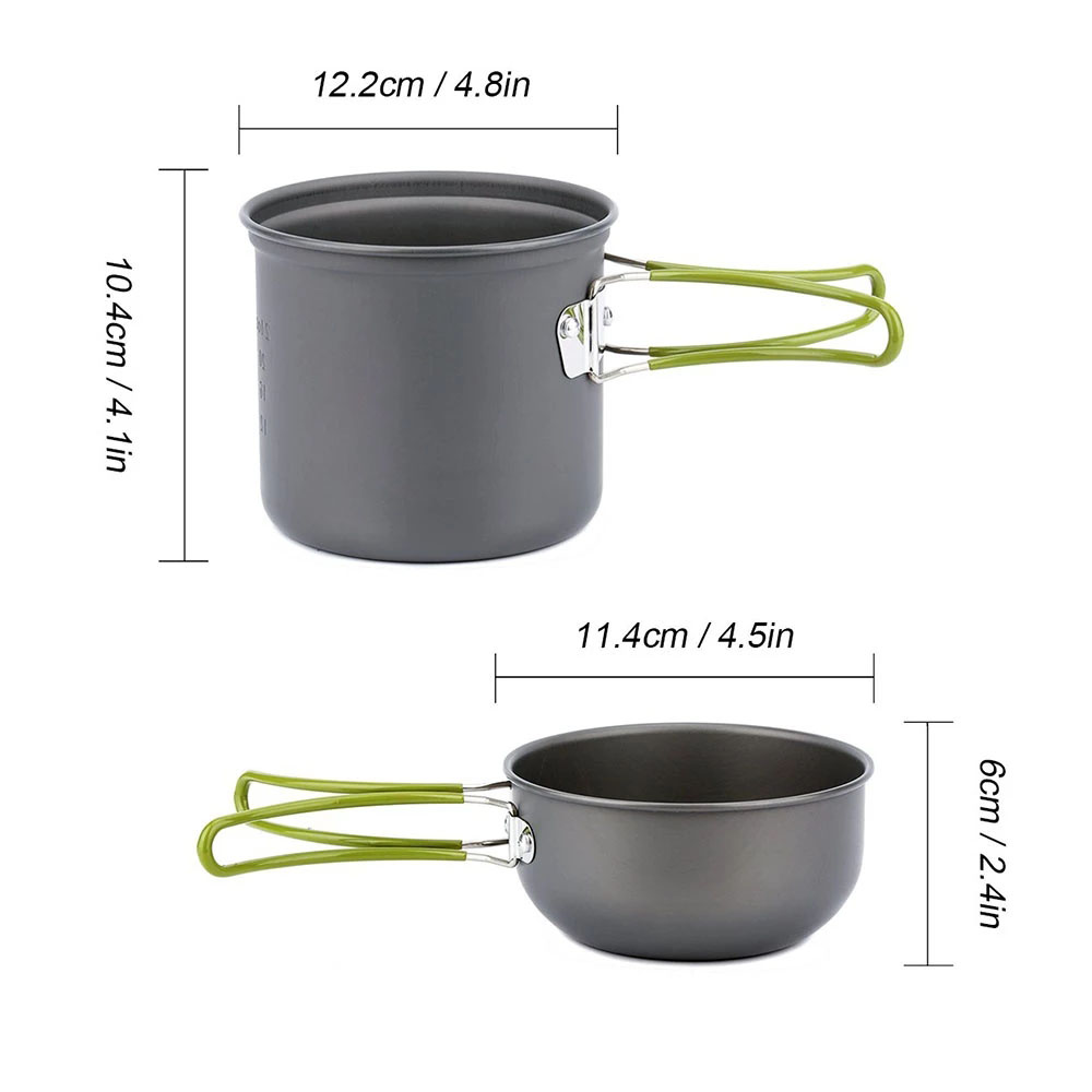 Kamp Tencere Seti Soba ile Açı - Camping Cooking Accessories Set incelemesi ve fiyatı